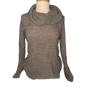 Calvin Klein Taupe Cowl Neck Sweater
